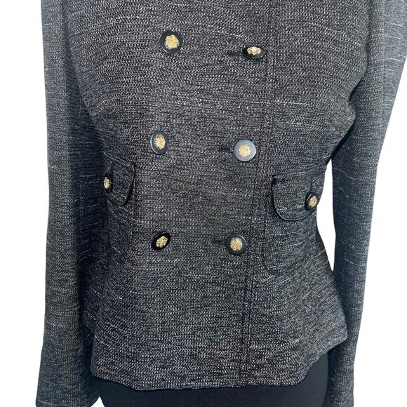 Anne Klein Double Breasted Suit Blazer Jacket Size 2P - Picture 3 of 10